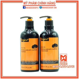 DẦU GỘI DẦU XẢ ARGANA PHỤC HỒI NGĂN RỤNG TÓC 500ML - CHÍNH HÃNG