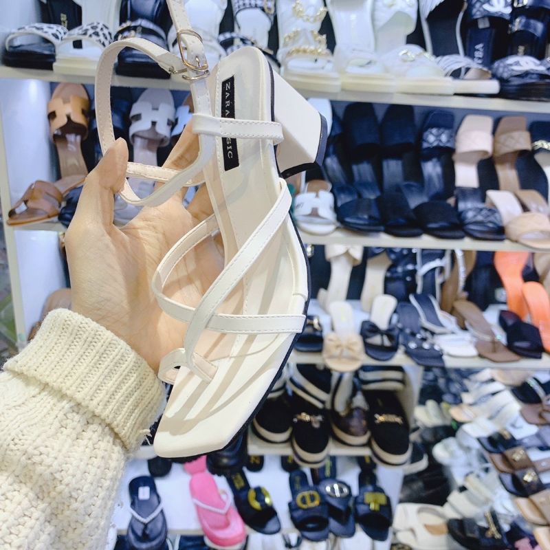 Sandan da nì sỏ ngón gót trụ 5p