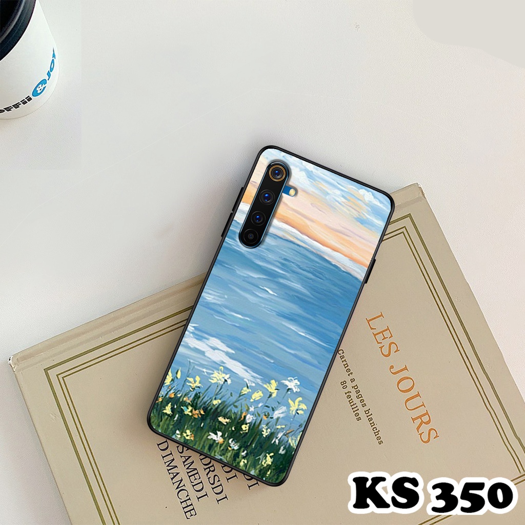 Ốp lưng Oppo Realme 6 - Realme 6 Pro - Ốp Oppo in hình Cánh đồng hoa - Chất liệu TPU siêu bền