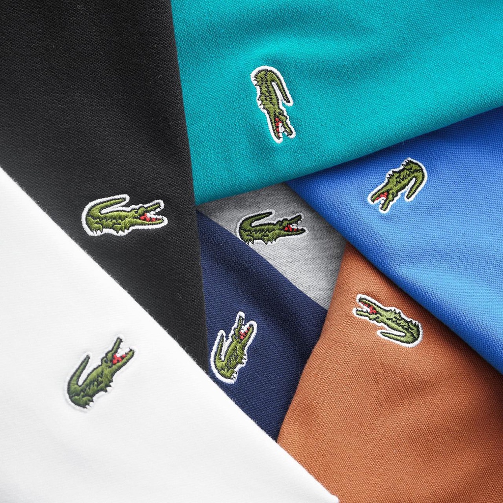 Áo Thun Polo Nam Cổ Bẻ LC Logo Thêu Cao Cấp, Chất Vải Cá Sấu Cotton Co Giãn Tốt