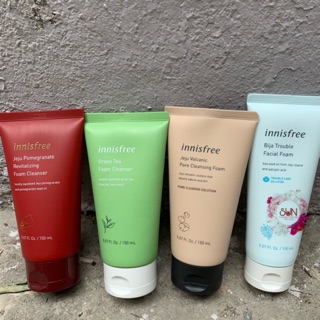 SỮA RỬA MẶT VOLCANIC/ OLIVE/ TÁO/ BIJA INNISFREE - HÀNG SALE 50%