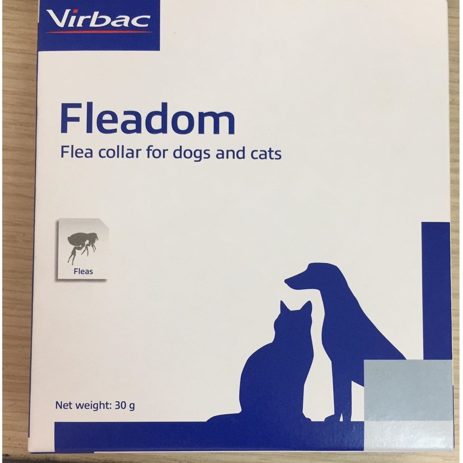 Vòng chống ve rận cho chó Virbac Fleadom