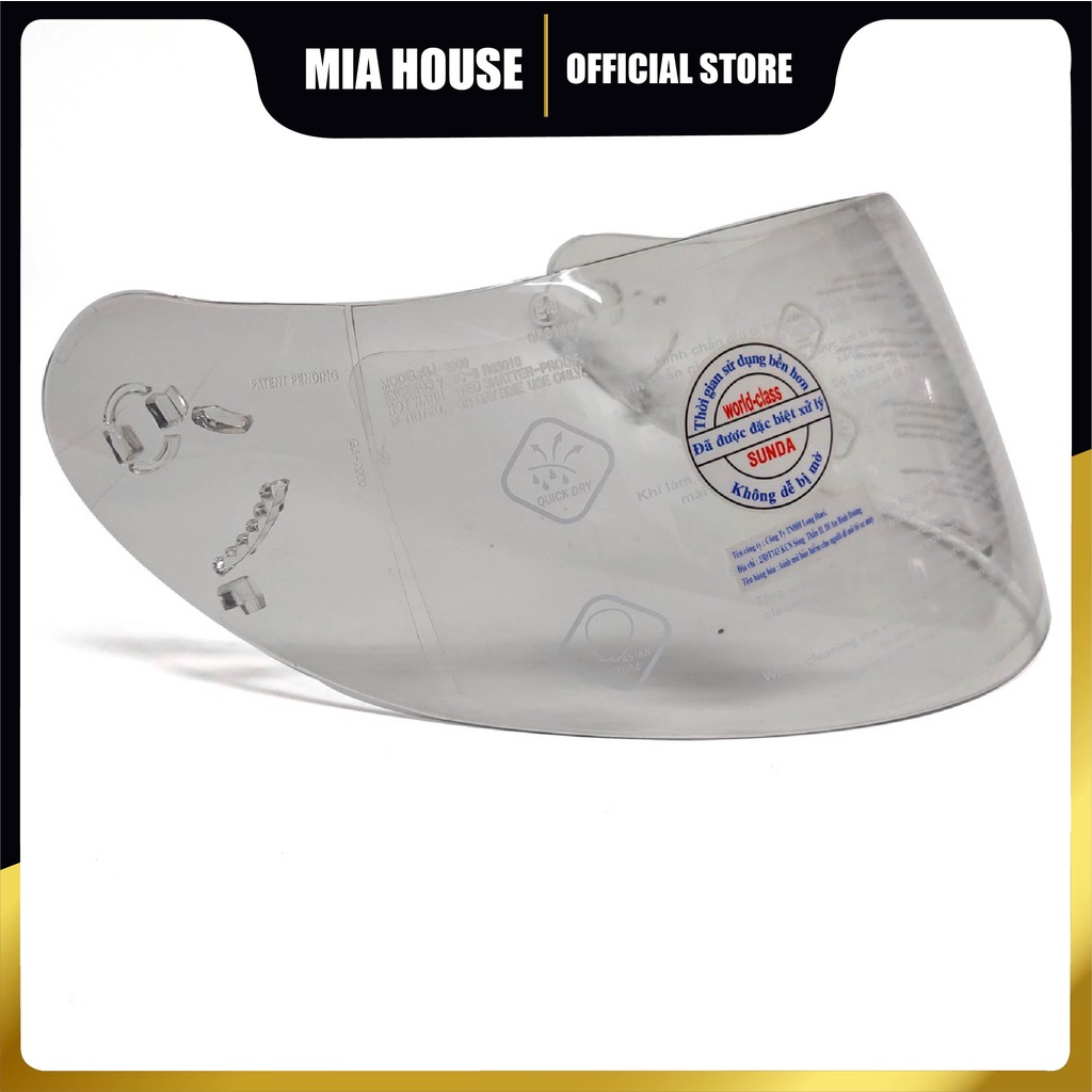 Kính rời thay thế cho mũ Sunda 2000c hoặc Sunda Andes 2000