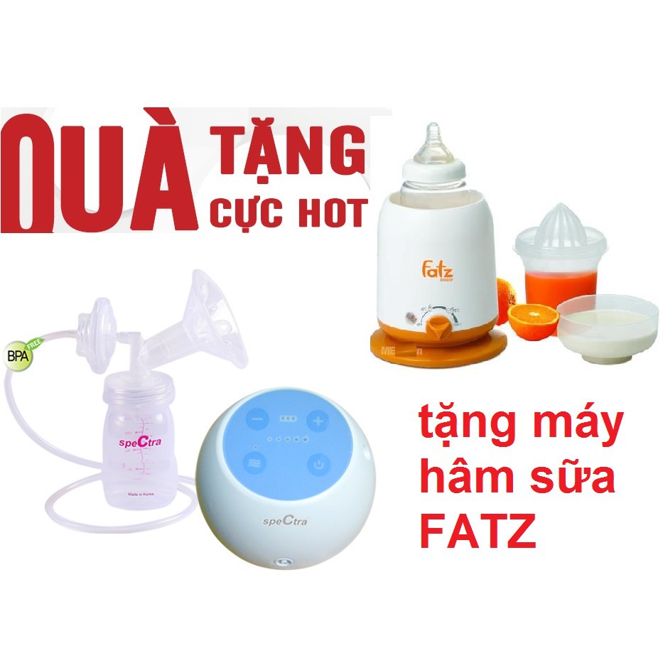 Máy hút sữa điện đơn spectra M1 bảo hành chính hãng tặng máy hâm Fatz baby