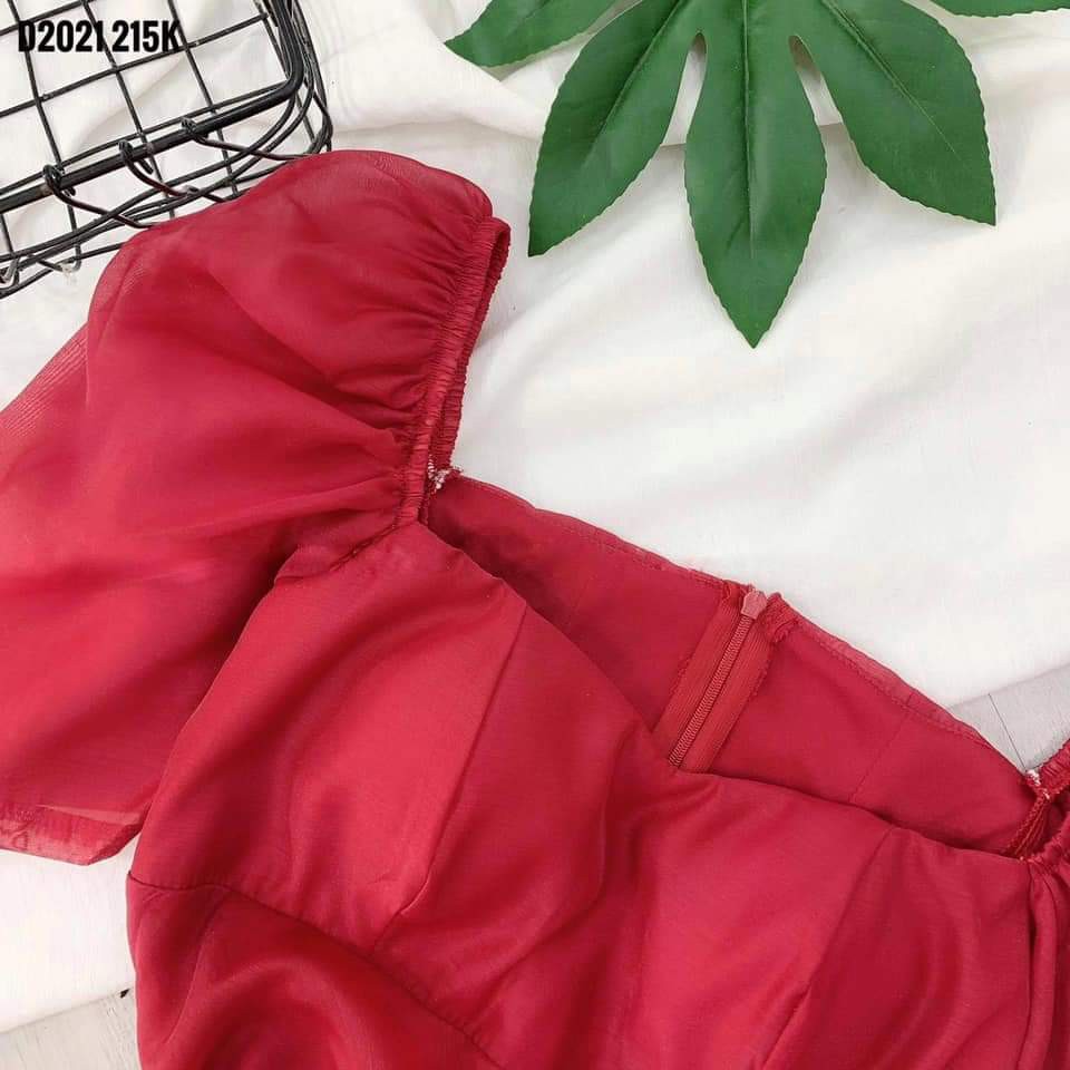 Váy Dự Tiệc Váy Thiết Kế Chất Lụa Xốp Thái Siêu Đẹp Hanaki HNK0025 | BigBuy360 - bigbuy360.vn