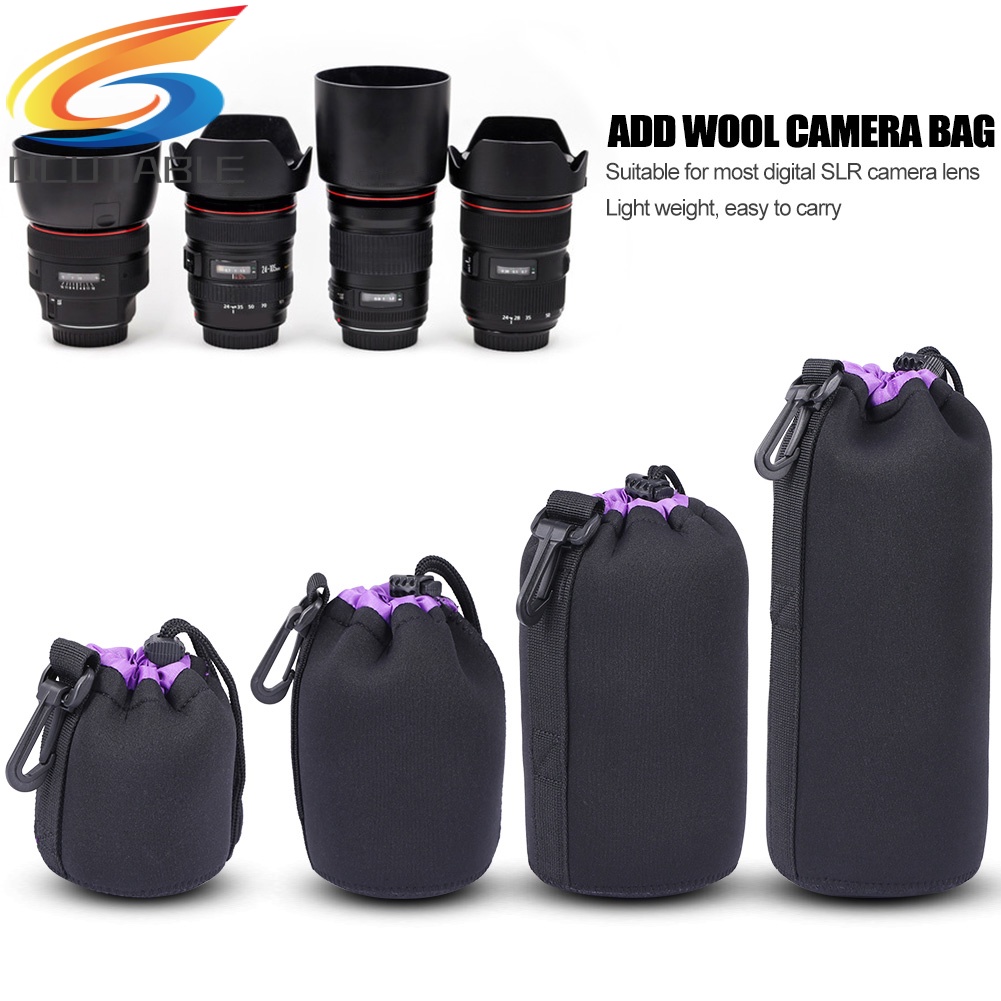 Túi dây rút đựng ống kính máy ảnh DSLR chống sốc chống thấm nước
