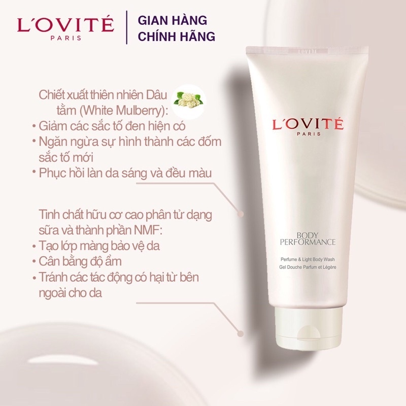 Sữa tắm L’Ovite 200ml