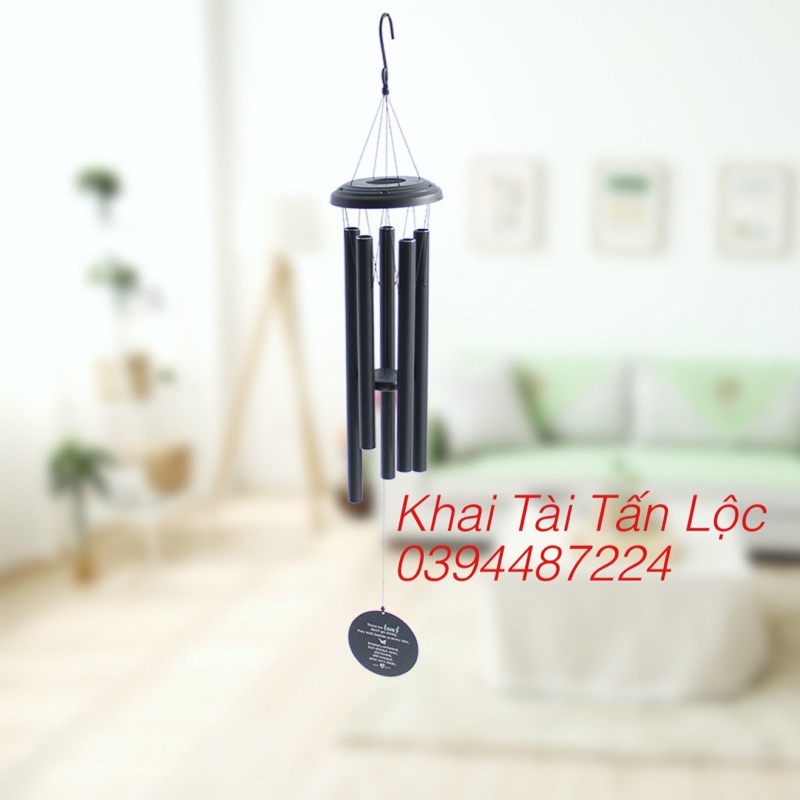 Chuông gió nhạc thiền Ngũ Phúc phong thủy hoá sát chiêu tài