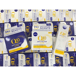 (có bill+review) Bộ kem dưỡng Nivea Q10 ngày đêm Đức