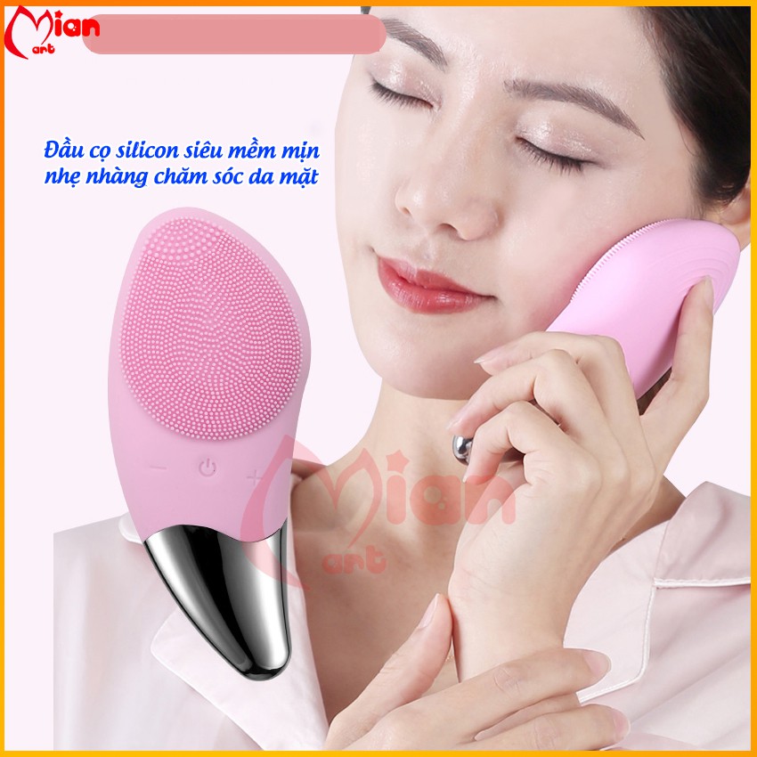 MÁY RỬA MẶT LÀM SẠCH MASSAGE VÀ NÂNG CƠ SONIC TẶNG 1 BĂNG ĐÔ - MIAN MART | BigBuy360 - bigbuy360.vn