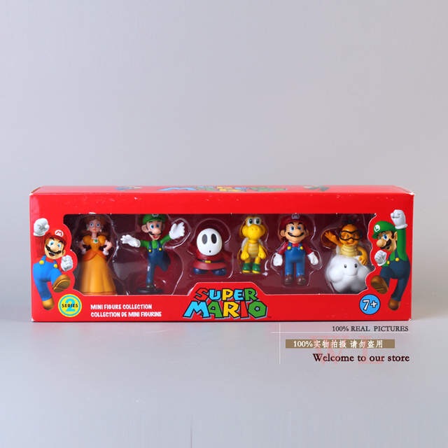 Set 10 Mô Hình Nhân Vật Super Mario Cao 3-7cm ( ảnh thật )