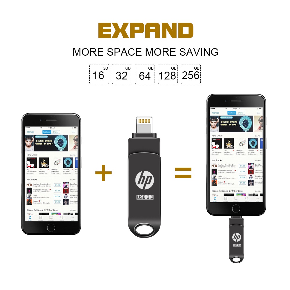 Ổ Đĩa Usb Flash 512GB U 2 Trong 1 Otg Cho Điện Thoại