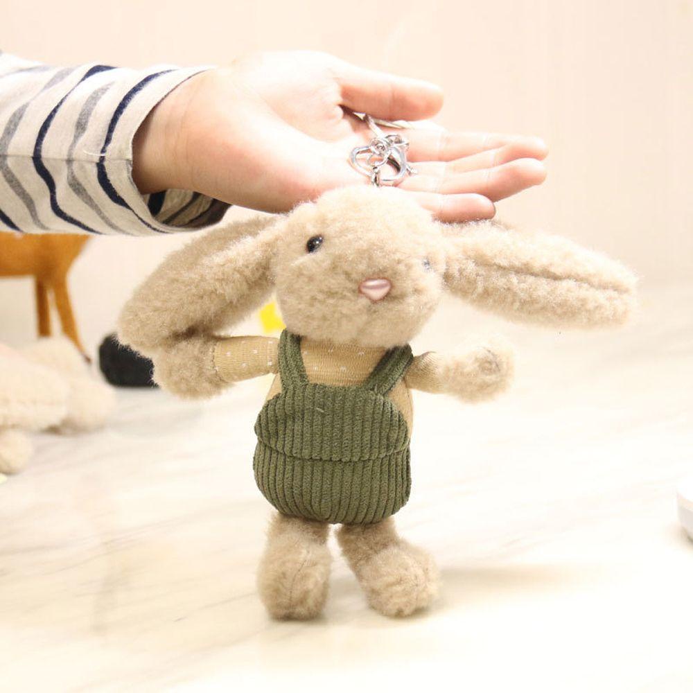 PATRICIA Móc Khóa Thỏ Nhồi Bông Xinh Xắn