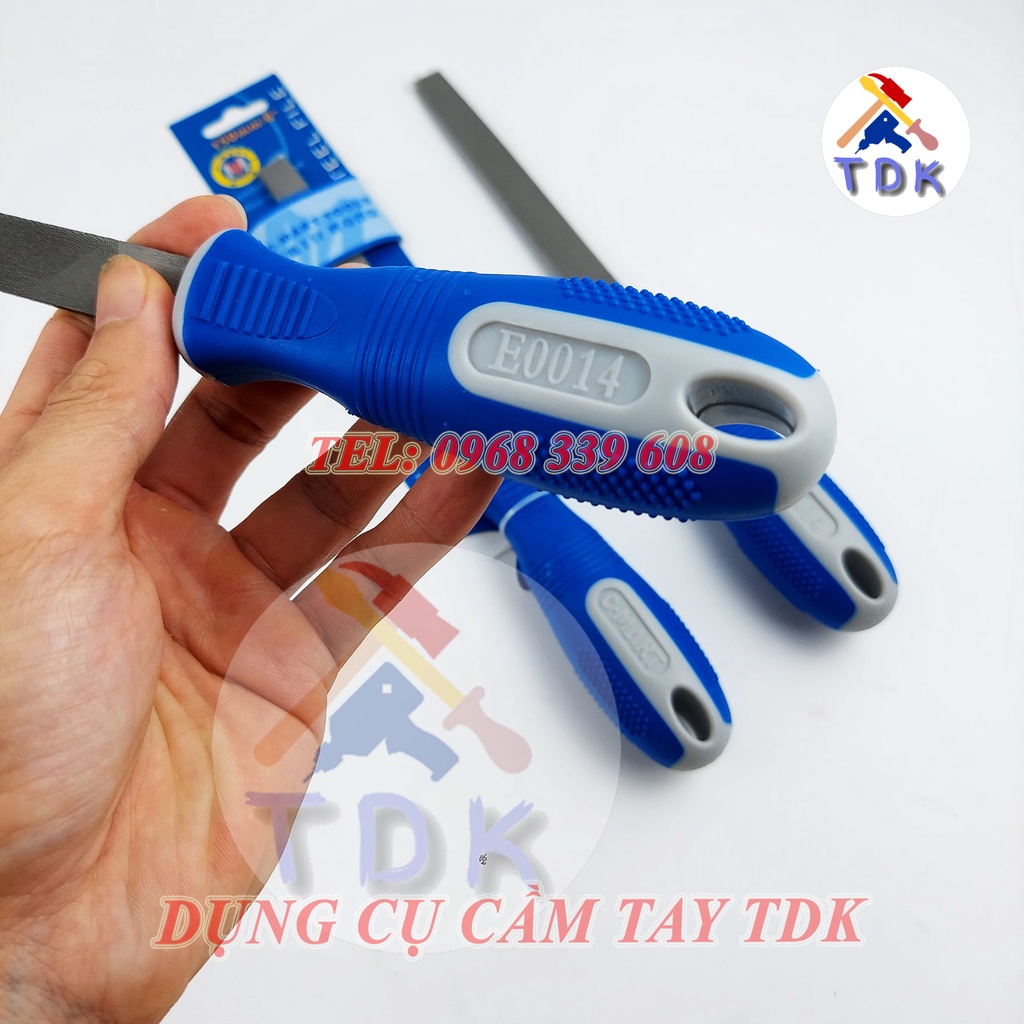 Dũa dẹt 6"/150mm C-Mart E0014-P-6, dũa mài sắt