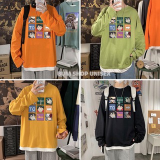 Freeship | Áo Phông Nam Dài Tay Thu Đông Cực Nét - TD31 - Chất Thun Cotton Mềm Mịn - Form Rộng Oversize < 75kg Cực Chuẩn