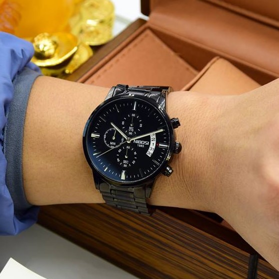 [XẢ HÀNG]_Đồng Hồ Nam NIBOSI 1985 Chính Hãng (Fullbox) Dây Hợp Kim Cao Cấp Không gỉ | BigBuy360 - bigbuy360.vn
