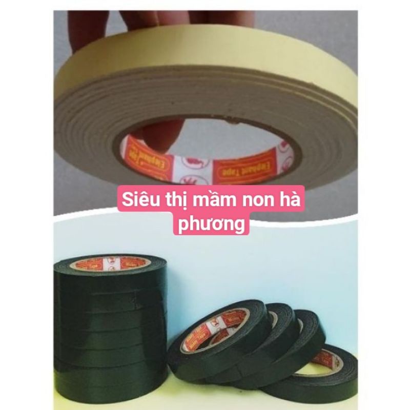 1 cuộn băng dính xốp 2 mặt 1.5 p