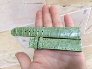 Dây Đồng Hồ Da Đà Điểu Size 18