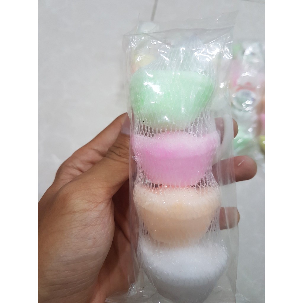 Long não hình thỏi vàng túi lưới treo đủ màu, 4 thỏi 1 túi