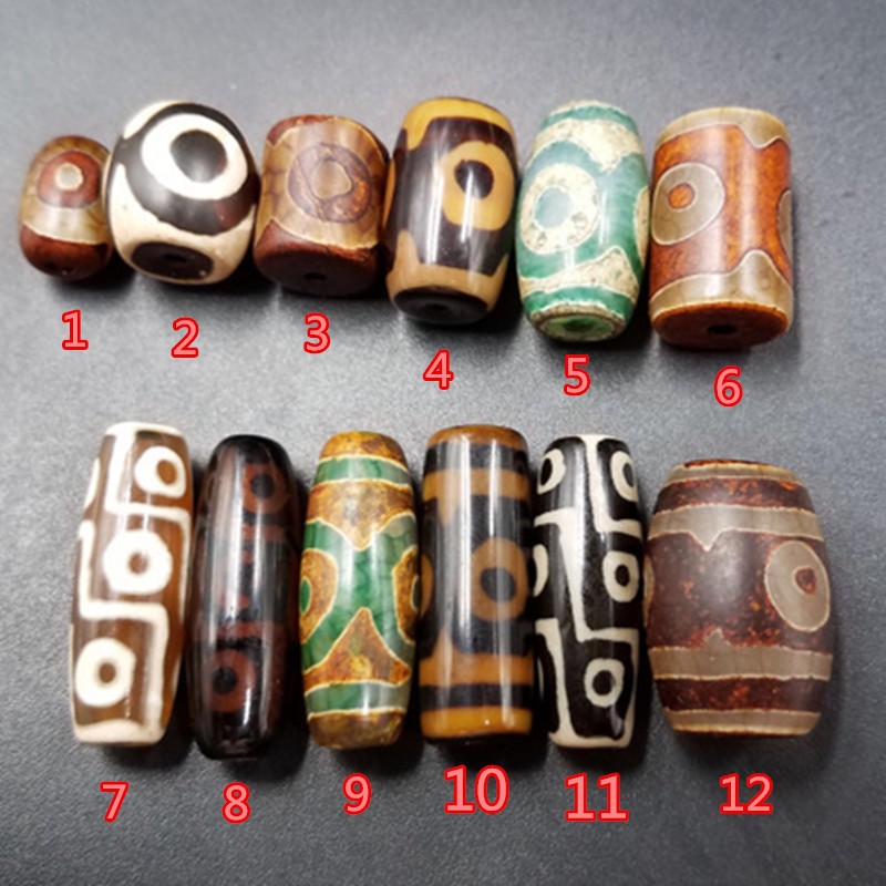 Chuỗi Hạt Đá Mã Não dzi Ba Mắt dzi Hàng Chất Lượng Cao Lulutong t