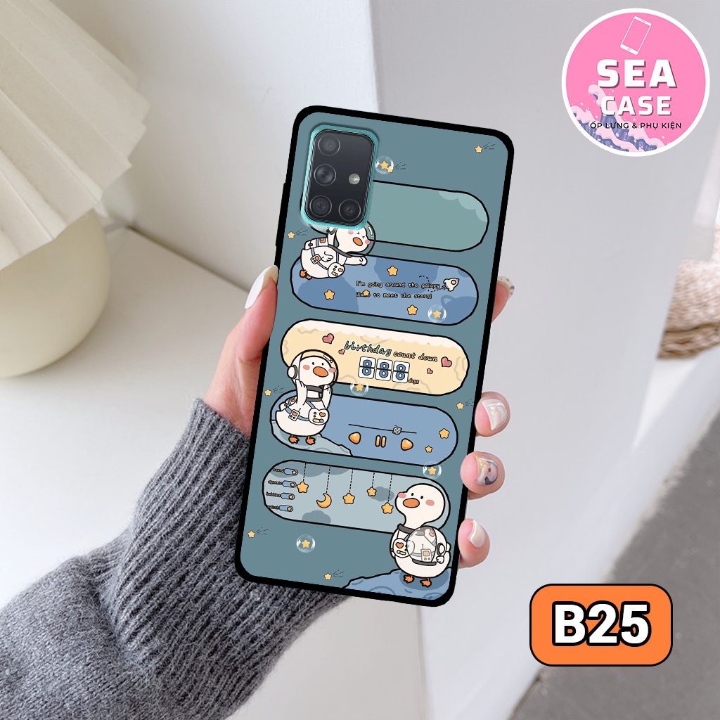 Ốp lưng Samsung A51/ A71/ M51 hình vũ trụ,hoạt hình,phi hành gia – ốp nhựa chống trầy,chống va đập