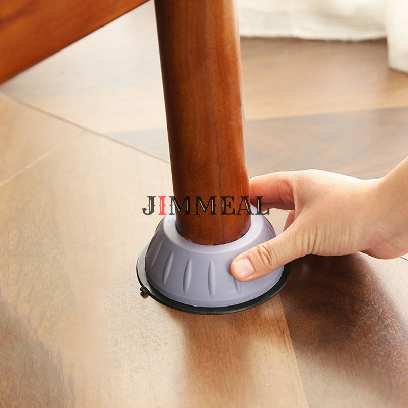 Bộ 4 Chân Máy Giặt, Đế Chống Rung Lắc, Va Đập, Trơn Trượt Cho Máy Giặt, Tủ Lạnh, Bàn Ghế, Thiết Bị Điện Bằng Cao Su
