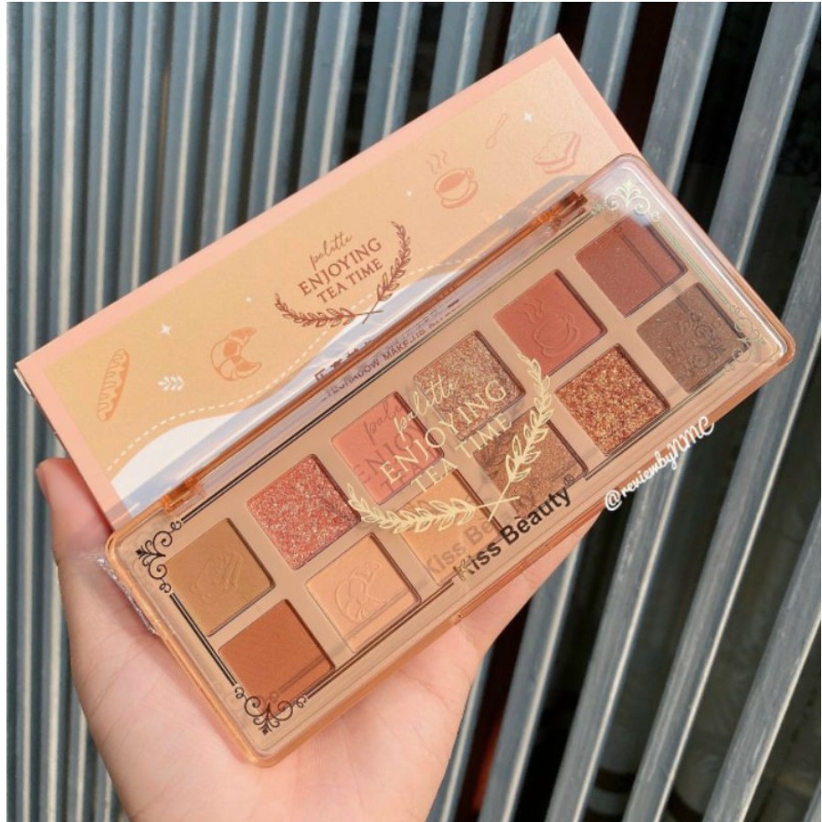 Bảng mắt 12 ô Kiss Beauty TeaTime