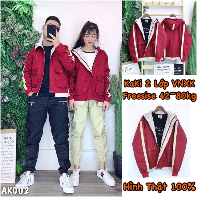 🌈𝐆𝐈𝐀́ 𝐗𝐔̛𝐎̛̉𝐍𝐆💢002 Áo Khoác Kaki - Hàng 2 Lớp Mã Mới Siêu Hot. Unisex - Hottrend - Giá Sỉ | BigBuy360 - bigbuy360.vn