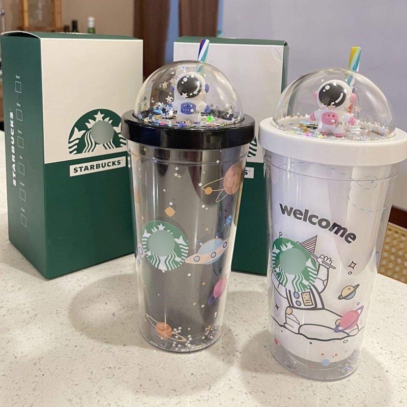 Bình ly Starbuck phi hành gia 500ml KO GIỮ NHIỆT