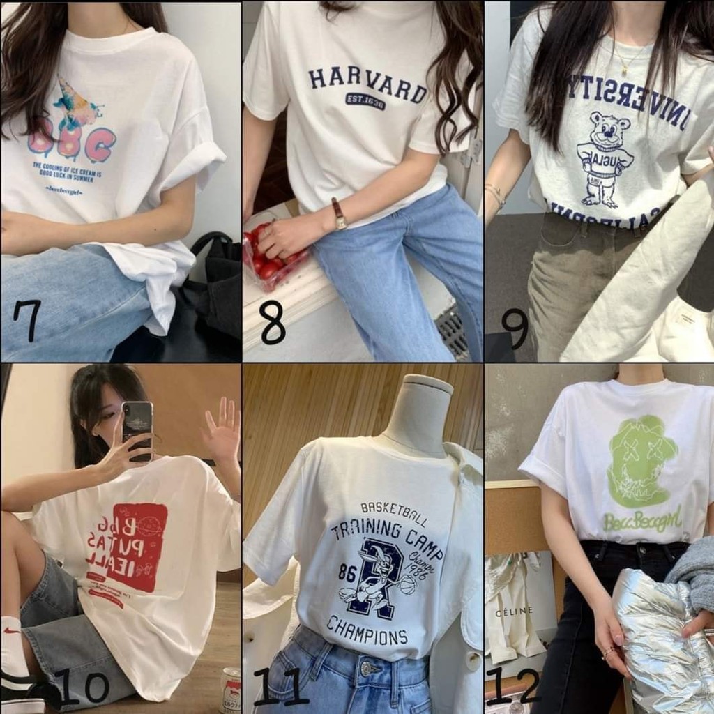 (M1-M15) Áo thun cotton in hình 100% cotton | BigBuy360 - bigbuy360.vn