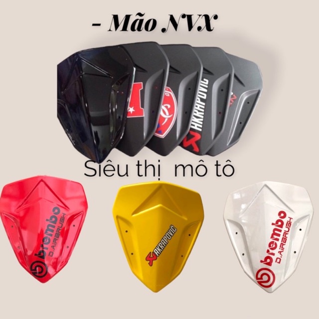 Mào NVX chắn gió xe Máy ( Kèm ốc )