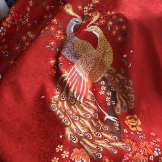 Combo gấm đỏ vân nổi