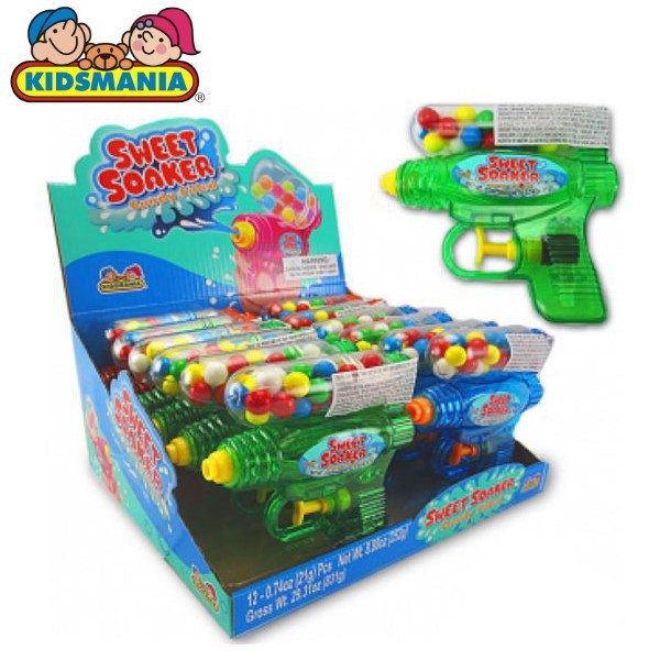 ( Bán sỉ ) Lốc 12c Kẹo súng nước Kidsmania Sweet Soaker 21gr