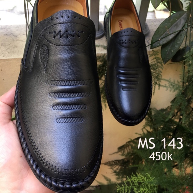 Giầy lười, giầy da nam cực mềm Tomshoes cam kết da bò thật 100%