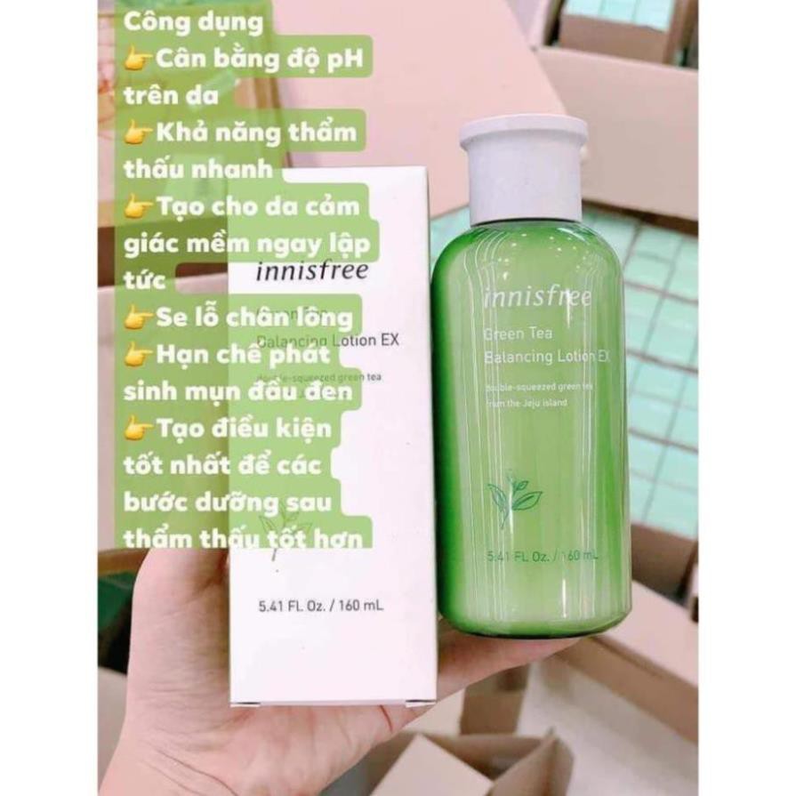 [Free Ship] Set dưỡng trà xanh Innisfree Blancing 6 món