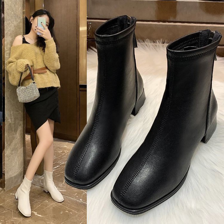 Bốt Nữ Hàn Quốc AAA Da Mền Kiểu Dáng Trẻ Trung | BigBuy360 - bigbuy360.vn