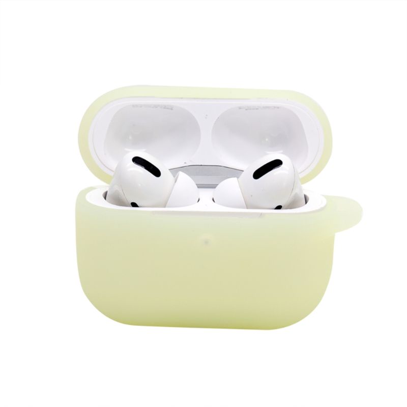 【3C】Ốp Bảo Vệ Hộp Sạc Tai Nghe Apple Airpods pro TWS Bluetooth Bằng Silicon Dẻo