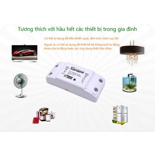 VIETHAS - Công Tắc Sonoff Basic R2 Điều Khiển Từ Xa Qua Wifi
