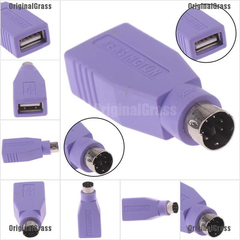 Đầu chuyển đổi từ cổng usb sang đầu cắm ps2 ps / 2 cho chuột và bàn phím tiện dụng