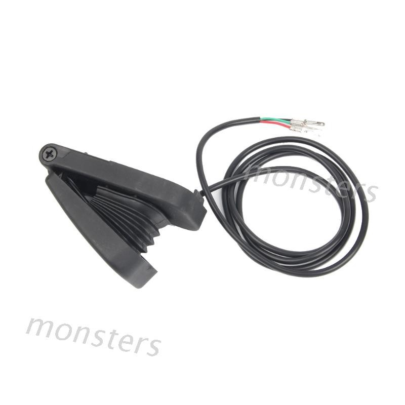 Chân ga xe đạp điện chất liệu nhựa màu đen tiện lợi