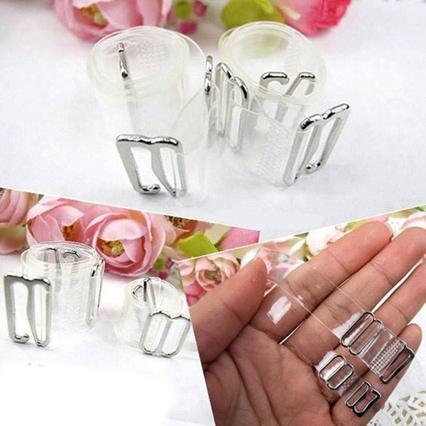 Túi 2 dây áo lót ngực trong suốt sợi dẹt