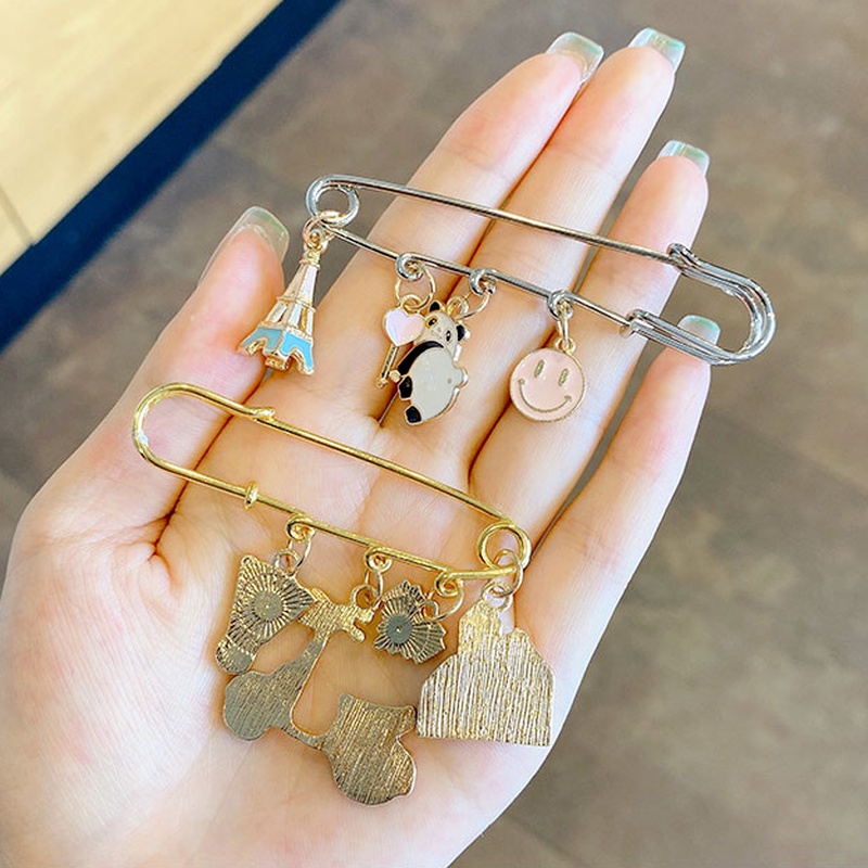 Trâm cài áo hình hoạt hình xinh xắn thời trang cho nữ