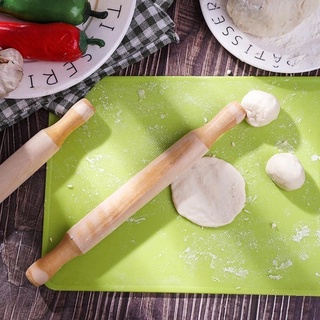 Cán gỗ có tay cầm 40cm - dụng cụ lăn bột tay cầm
