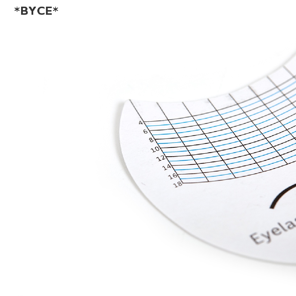 Bộ 5 / 10 Thước Đo Chiều Dài Uốn Cong Lông Mi / Lông Mày Dễ Sử Dụng