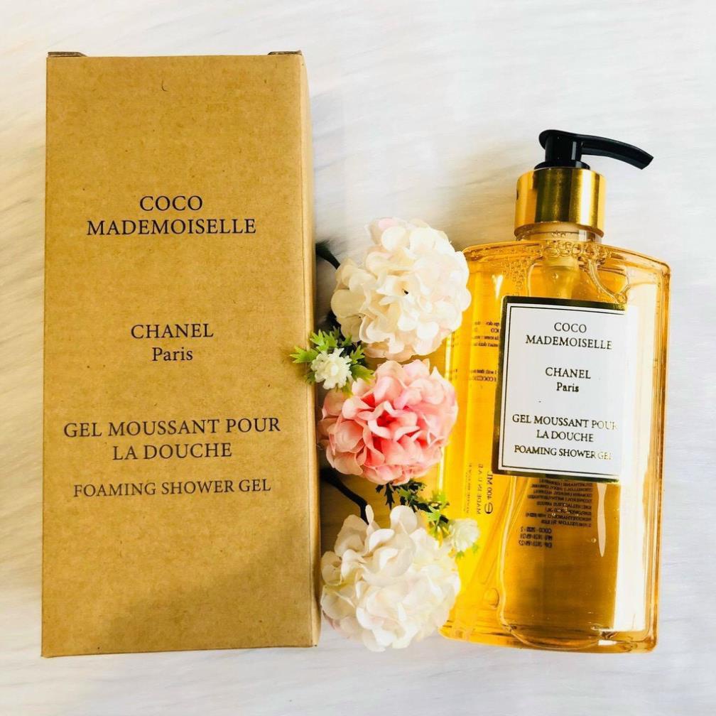 Sữa Tắm Nước Hoa CoCo Chanel Mademoiselle Tạo Bọt Trắng Da Tẩy Da Chết