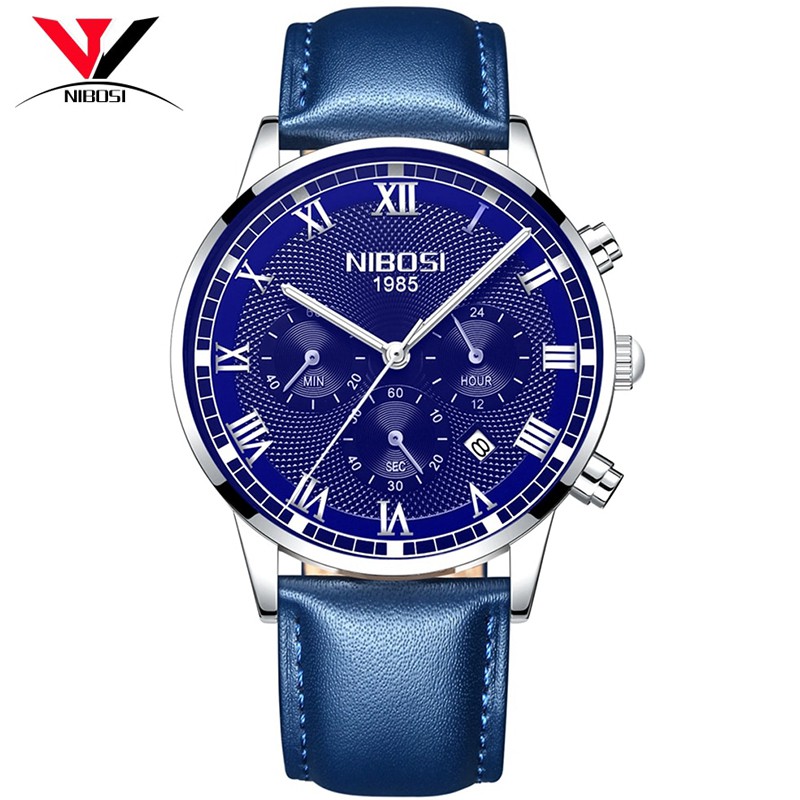 Đồng Hồ Nam NIBOSI 2339 Vân Sọc 3D Hiện Đại – Chạy Full Kim – Chống Nước Cực Tốt. | BigBuy360 - bigbuy360.vn