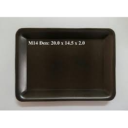 1 bịch 125 chiếc khay xốp M14 màu trắng/màu đen