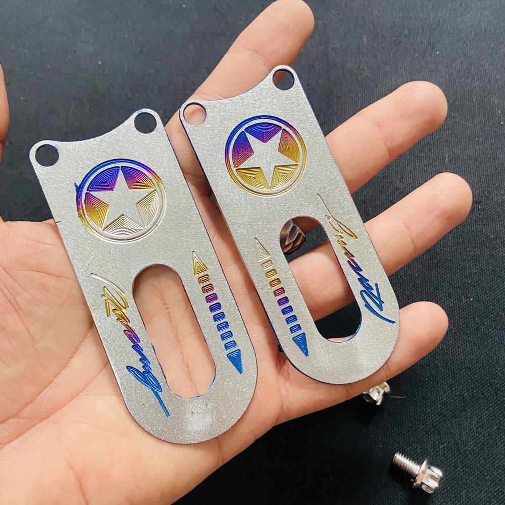 [MỚI LẠ] BỘ NẸP GẤP XE MÁY, BỘ NẸP PÁT KÉO SÊN XE MÁY TITANNIUM GẮN CÁC DÒNG XE EXCITER, WINNER, SONIC, FUTURE MẬP...