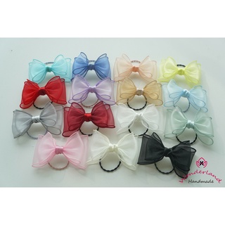 Cột tóc cho bé, cột nơ voan handmade, C8