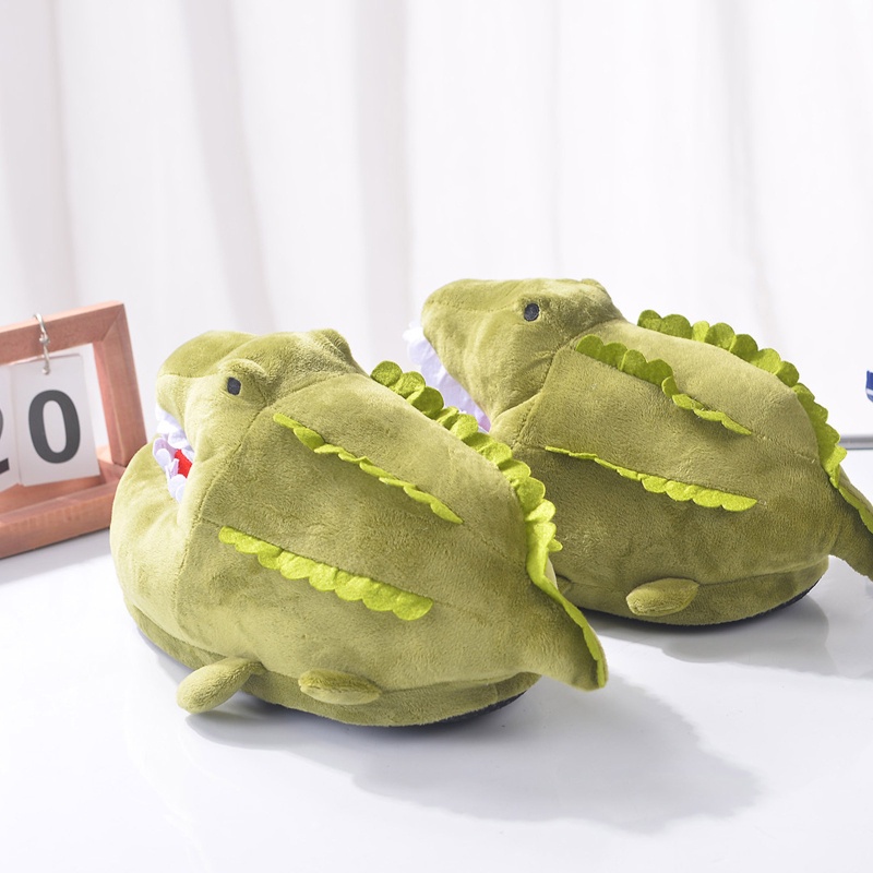 Youyo Dép Bông Đi Trong Nhà Hình Cá Mập Vui Nhộn Cho Nữ